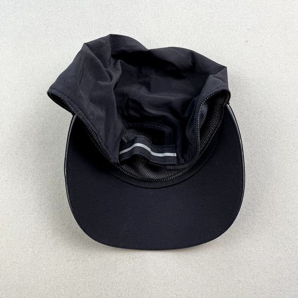 Lululemon Hat Cap Strapback Womens Black Athletica 6 Panel Running Adjustable - Picture 5 of 8